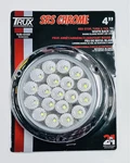 Trux 4" Dual Red Stop, Turn & Tail To White Back-up Led Light W/ Flange Mount. Fixed Price $69.99.
