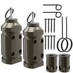 Mtgstocl 2 Pack Upgraded Perimeter Trip Alarm 12 Gauge Camping Black. Fixed Price $68.04.