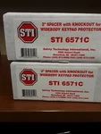 Sti 6571c 2 Inch Spacer With Knockout For Widebody Keypad Protector. Fixed Price $25.00.