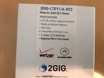 2gig 2gig-ltev-a-gc2 Alarm.com 4g Lte Cell Includes 6 Months Alarm Monitoring. Fixed Price $175.00.