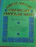 Great Men Of American Popular Song By David Ewen (1972, Hardcover). Fixed Price $16.88.