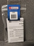 3 Position Din Rail Mount Clips, Black, Altronix #clip4. (2 Per Pack). Fixed Price $15.50.
