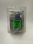 Push To Exit Alarm Controls Ts-2-2 Steel Wallplate New. Fixed Price $28.10.