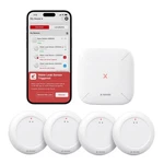 X-sense Wi-fi Water Leak Detector Kit, Smart 4 Sensors, Detectors. Fixed Price $91.13.