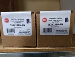 Stopper Station, Push Turn-to-reset Button, Blue, "emergency", Sti #ss2421em-en. Fixed Price $75.00.