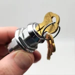 Ademco 2174-70 Shunt Lock Momentary Switch 1-3/4" L X 0.70" D Keyed 2164 Nos. Fixed Price $13.94.