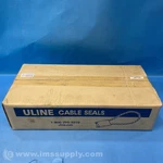 Uline S-13701 Cable Seals - 3 16 X 12", Black Case Of 50 Fnfp. Fixed Price $144.00.