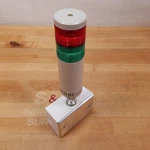 Patlite Le-302fbp-rg Stack Light, Red And Green 24v Ac/dc 50/60 Hz 0.2amp - Used. Fixed Price $29.92.