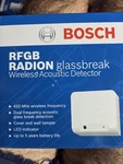 Bosch Rfgb-a Radion Glassbreak Wireless Aoustic Detector. Fixed Price $95.00.