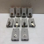 Lot Of 10 Amseco Hold-up Switches - Buttons Husk-10 With Keys. Fixed Price $75.00.