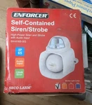 Seco-larm Enforcer Self-contained Siren/strobe, Clear (sh-816s-sq/a) Open Box. Fixed Price $50.00.